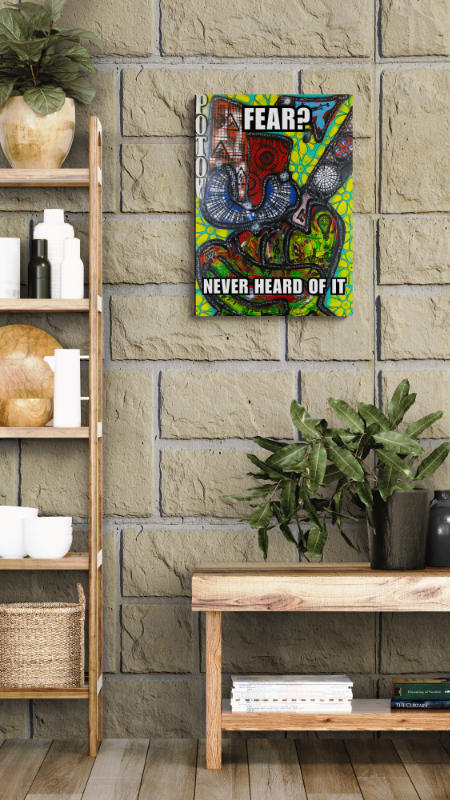 Poster - Fear? Never Heard of it