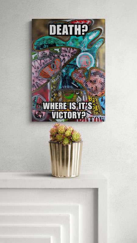 Poster - Death? Where is it's Victory?