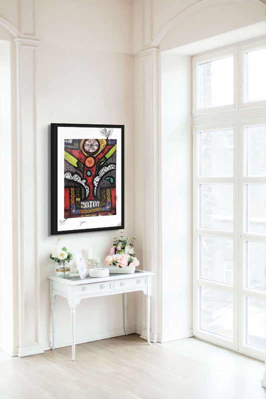 Personalized Prints - Embrace - including frame