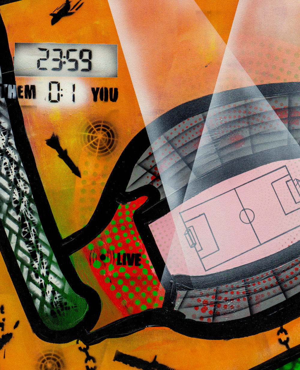 Prepper Canvas print: Distraction