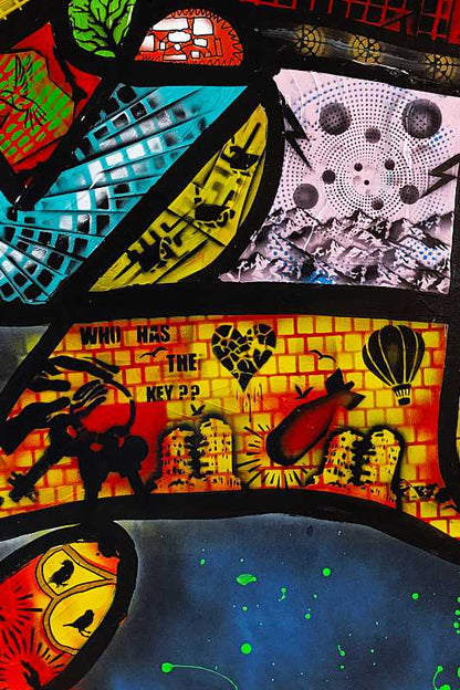 Original Painting - Floating Earth