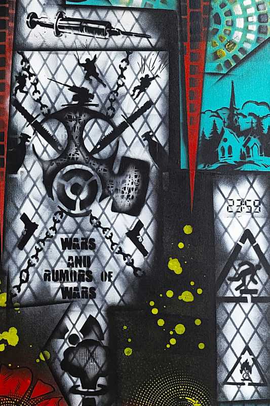 Original Painting "Rumors of War"