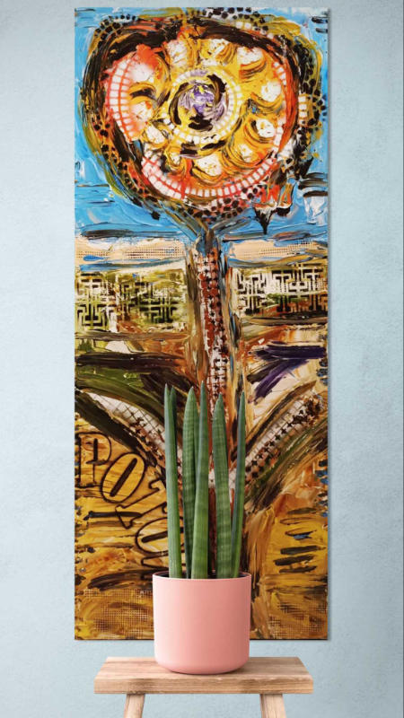 Original Painting - Bloom of Endurance