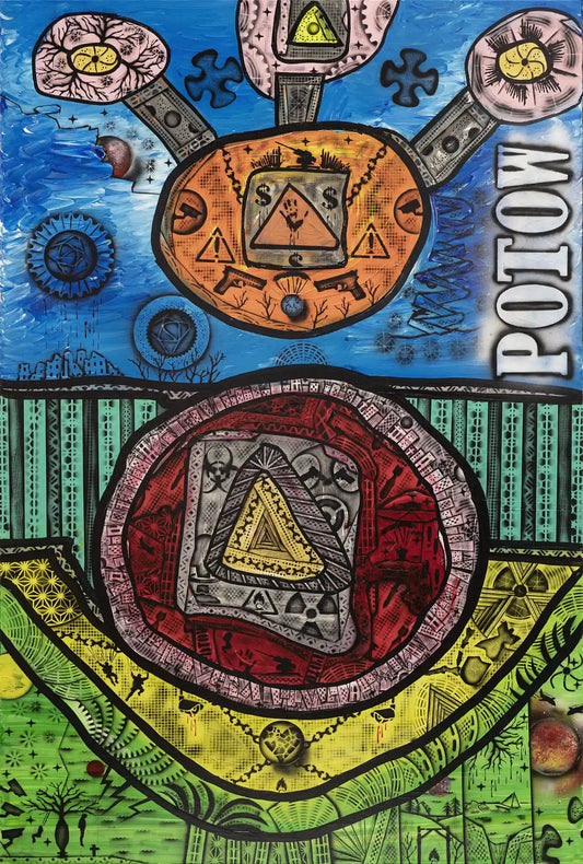 Original Painting - Evil Roots