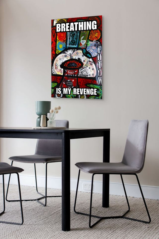 Poster - Breathing is my Revenge - NOW 10% OFF -