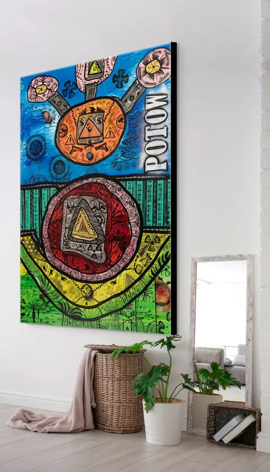 Original Painting - Evil Roots