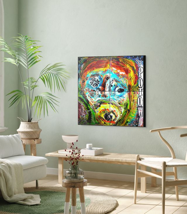 Original Painting - Face of the Weak