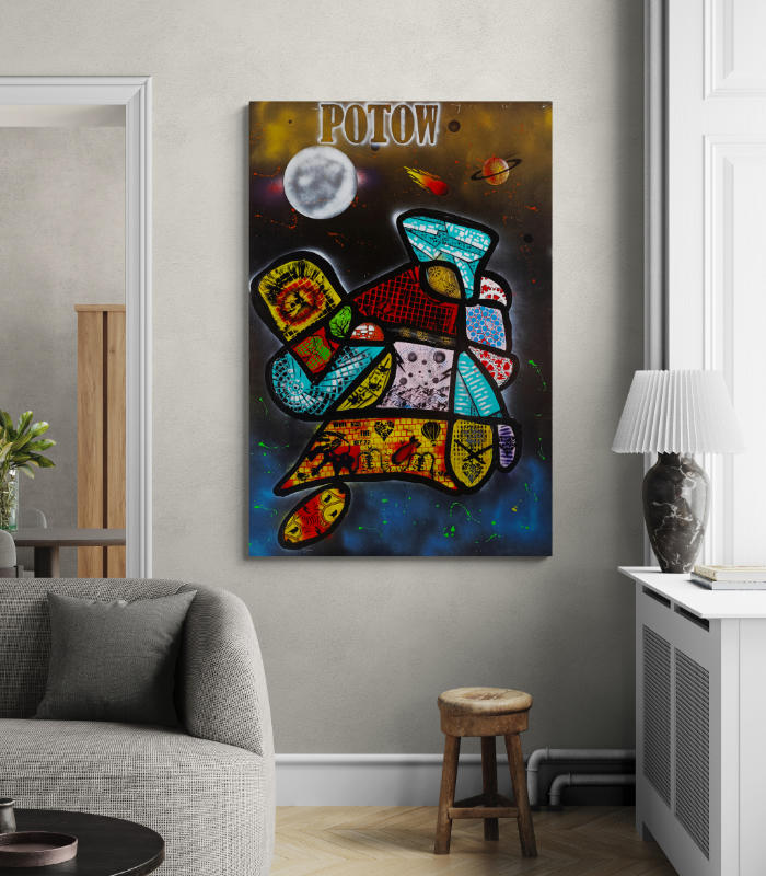 Original Painting - Floating Earth