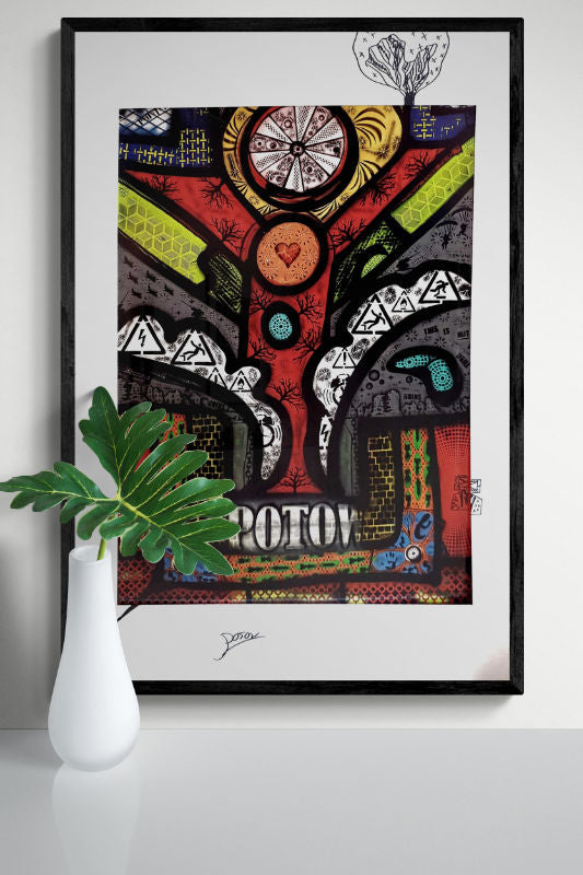 Personalized Prints - Embrace - including frame